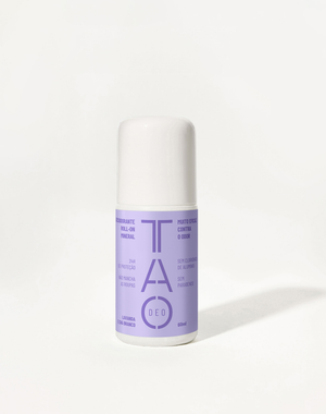 Desodorante Natural Roll-on 60ml. Lavanda e Chá Branco, Sem Alumínio e Vegano