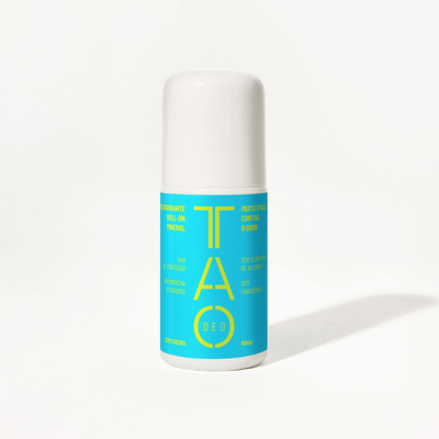 Desodorante Natural Sem Cloridrato de Alumínio TAO DEO Roll-on Sem Cheiro 60ml Azul