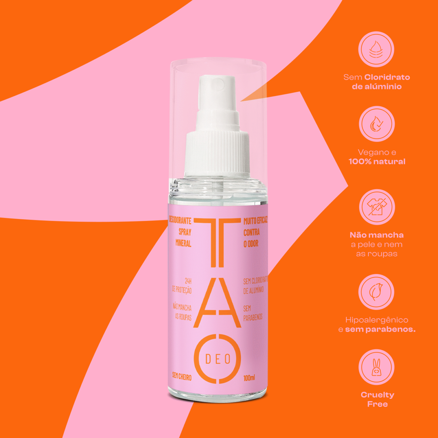 Desodorante Natural Spray 100ml. Sem Cheiro, Sem Alumínio e Vegano - Imagem 6
